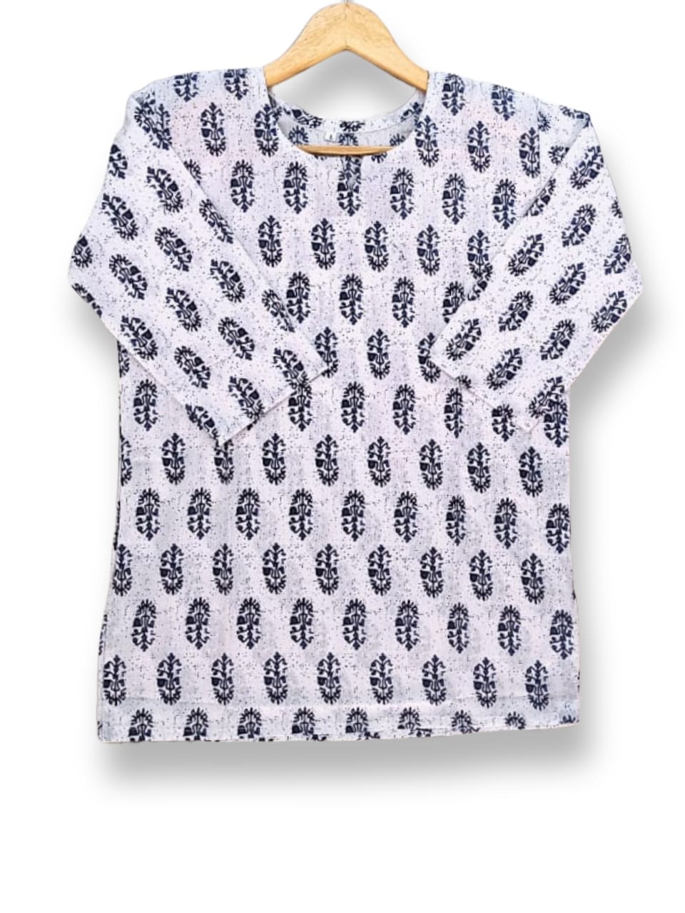 PRINTED COTTON SHORT KURTI